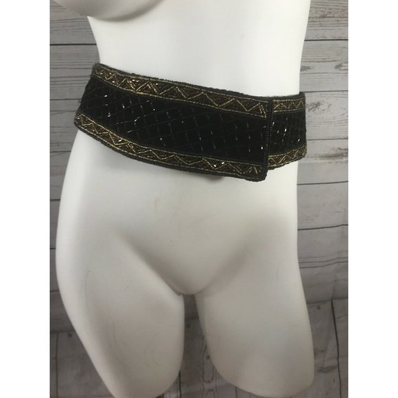 Vintage Christian Dior Ceintures Beaded Belt - Picture 1 of 8